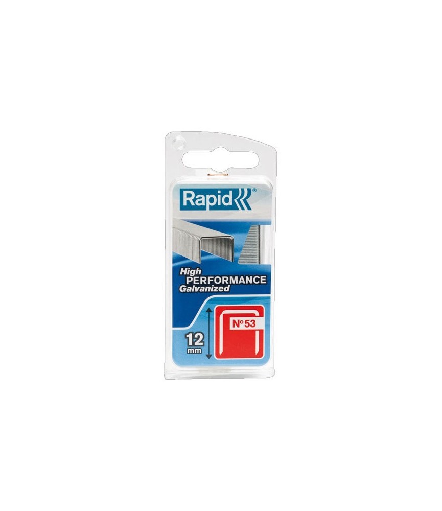 Agrafes décoration et finition N°53 - 12 mm - Lot de 1080 - RAPID Agrafes décoration et finition N°53 - 12 mm - Lot de 1080 - RAPID