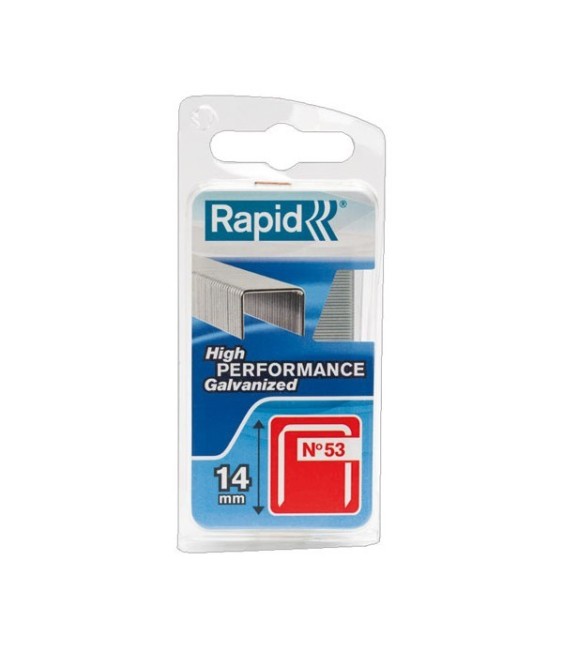 Agrafes décoration et finition N°53 - 14 mm - Lot de 1080 - RAPID