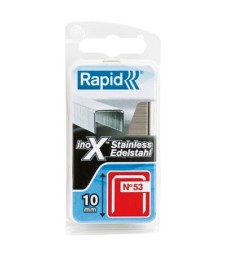 Agrafes décoration et finition Inox N°53 - 8 mm - Lot de 1080 - RAPID