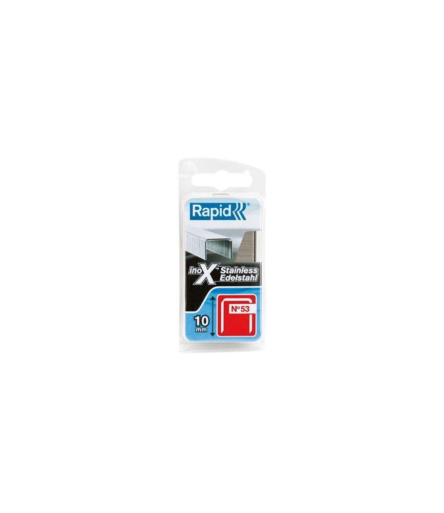 Agrafes décoration et finition Inox N°53 - 8 mm - Lot de 1080 - RAPID Agrafes décoration et finition Inox N°53 - 8 mm - Lot de 1080 - RAPID