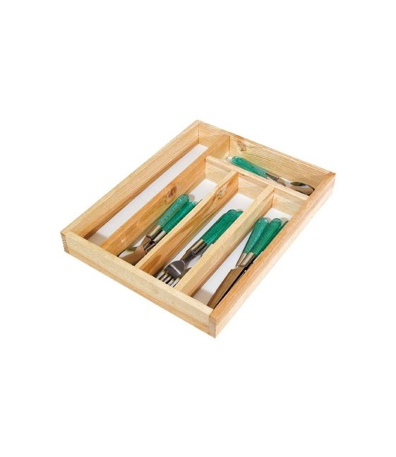 Range couverts en pin naturel