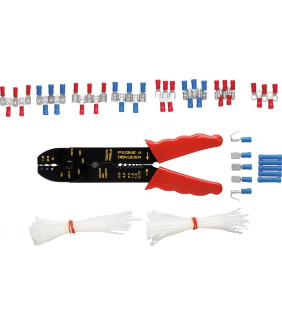 Kit pince à sertir + 50 cosses - TIBELEC