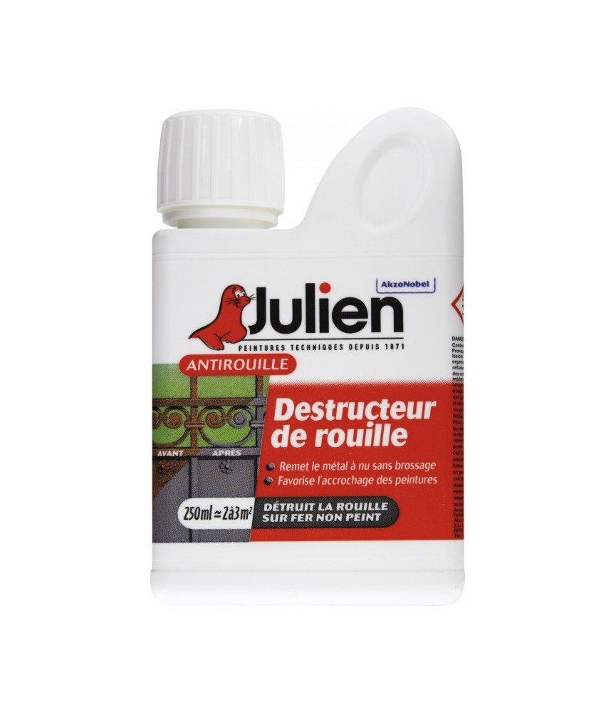 Destructeur de rouille - 250 ml - JULIEN Destructeur de rouille - 250 ml - JULIEN