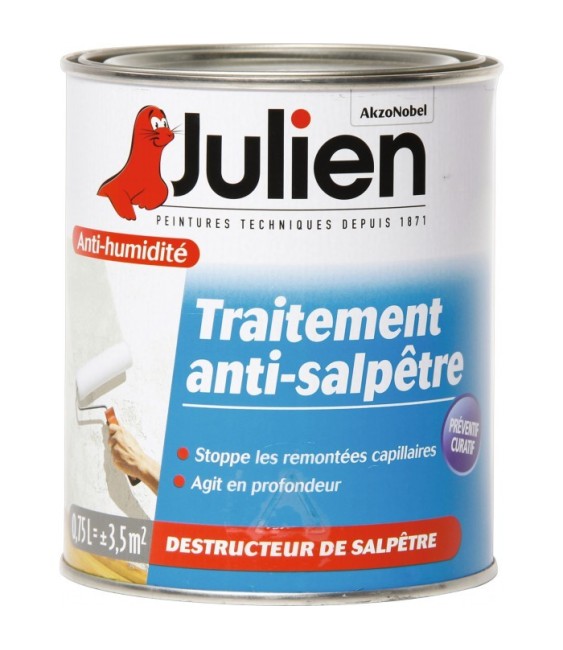 Traitement anti-salpêtre incolore - 750 ml - JULIEN