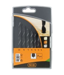 Coffret de 7 mèches à bois - SCID