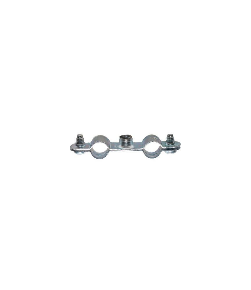 Collier double en acier - 22 mm - Lot de 6 - FIX'PRO Collier double en acier - 22 mm - Lot de 6 - FIX'PRO