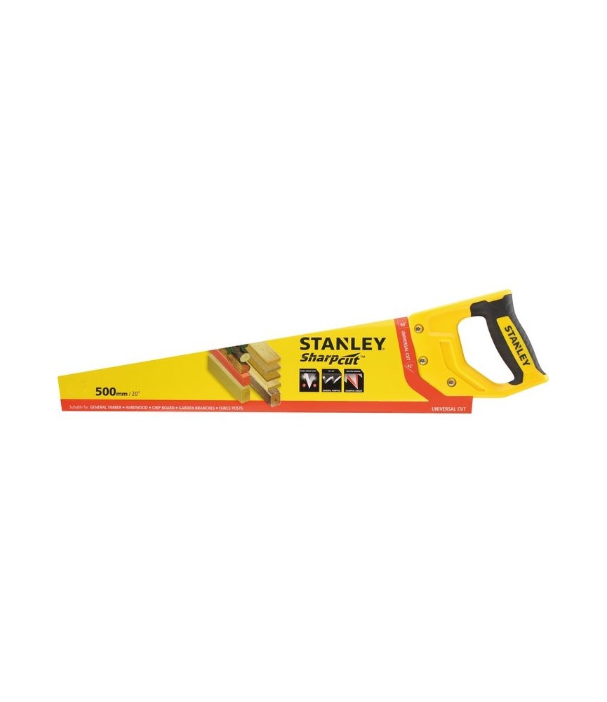 Scie égoïne universelle Réaffutable (bois / moyenne section) - STANLEY