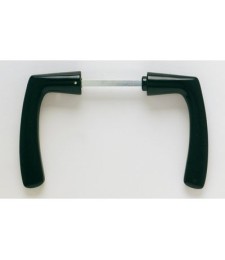 Béquille de portail double - Noir - 8 x 110 mm - DUBOIS