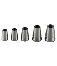 Assortiment de 5 coins d'emmanchage - Pour têtes de marteaux -MOB