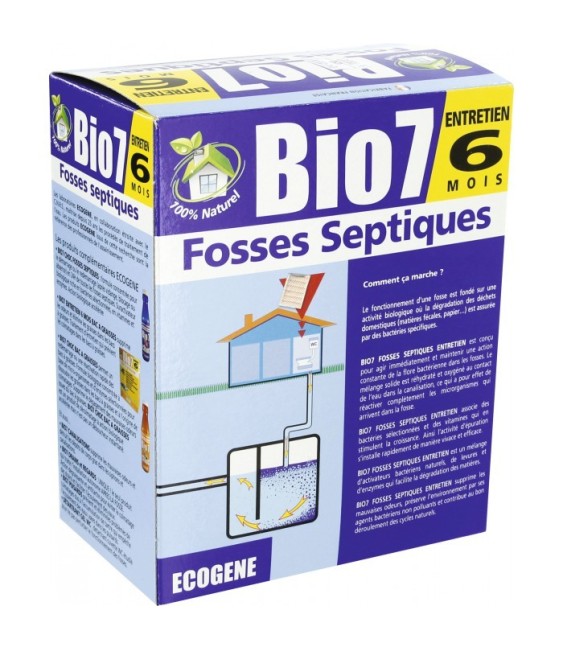 Entretien fosses - 6 x 480 gr - Bio 7 - ECOGENE