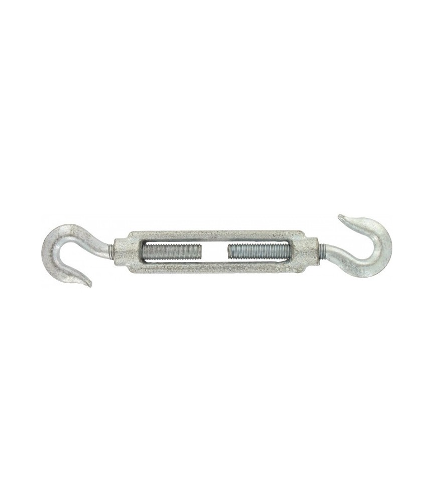 Tendeur haute résistance acier zingué - 2 crochets - 6 mm Tendeur haute résistance acier zingué - 2 crochets - 6 mm