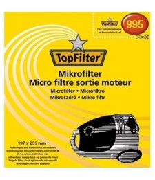 Filtre sortie moteur pour aspirateur - 197 x 255 mm - TOP FILTER