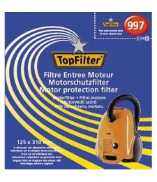 Filtre entrée moteur pour aspirateur - 125 x 310 mm - TOP FILTER