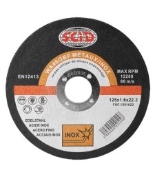 Disque à tronçonner l'Inox - 115 x 1.2 mm - SCID