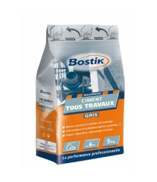 Ciment tous travaux Gris - 5 Kgs - BOSTIK
