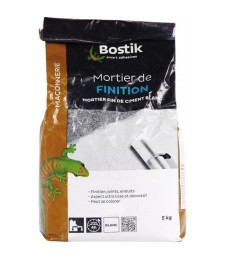Mortier de finition - Gris - 5 Kgs - BOSTIK