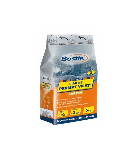 Ciment Prompt Vicat - Sac de 5 Kgs - BOSTIK