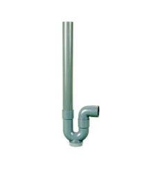 Siphon PVC simple entrée - Sortie horizontale -  40 mm - NEPTUNE