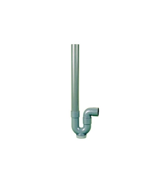Siphon PVC simple entrée - Sortie horizontale -  40 mm - NEPTUNE