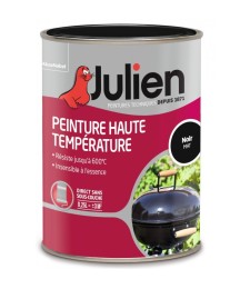 Peinture hautes-températures - Noir - 0.250 L - JULIEN
