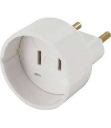 Prise adaptateur USA - France - 6A - L'EBENOÏD