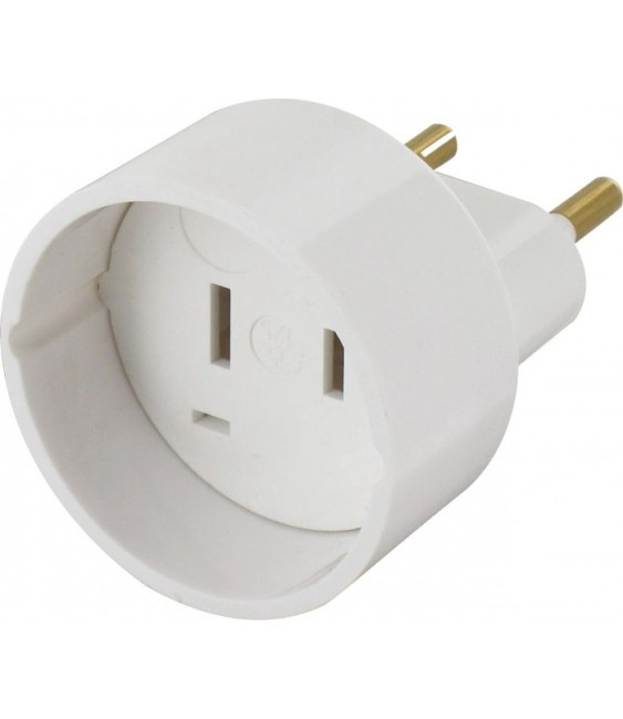 Prise adaptateur USA - France - 6A - L'EBENOÏD