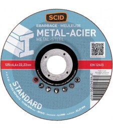 Disque à ébarder - Métaux -  125 mm - SCID