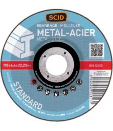 Disque à ébarder - Métaux -  115 mm - SCID