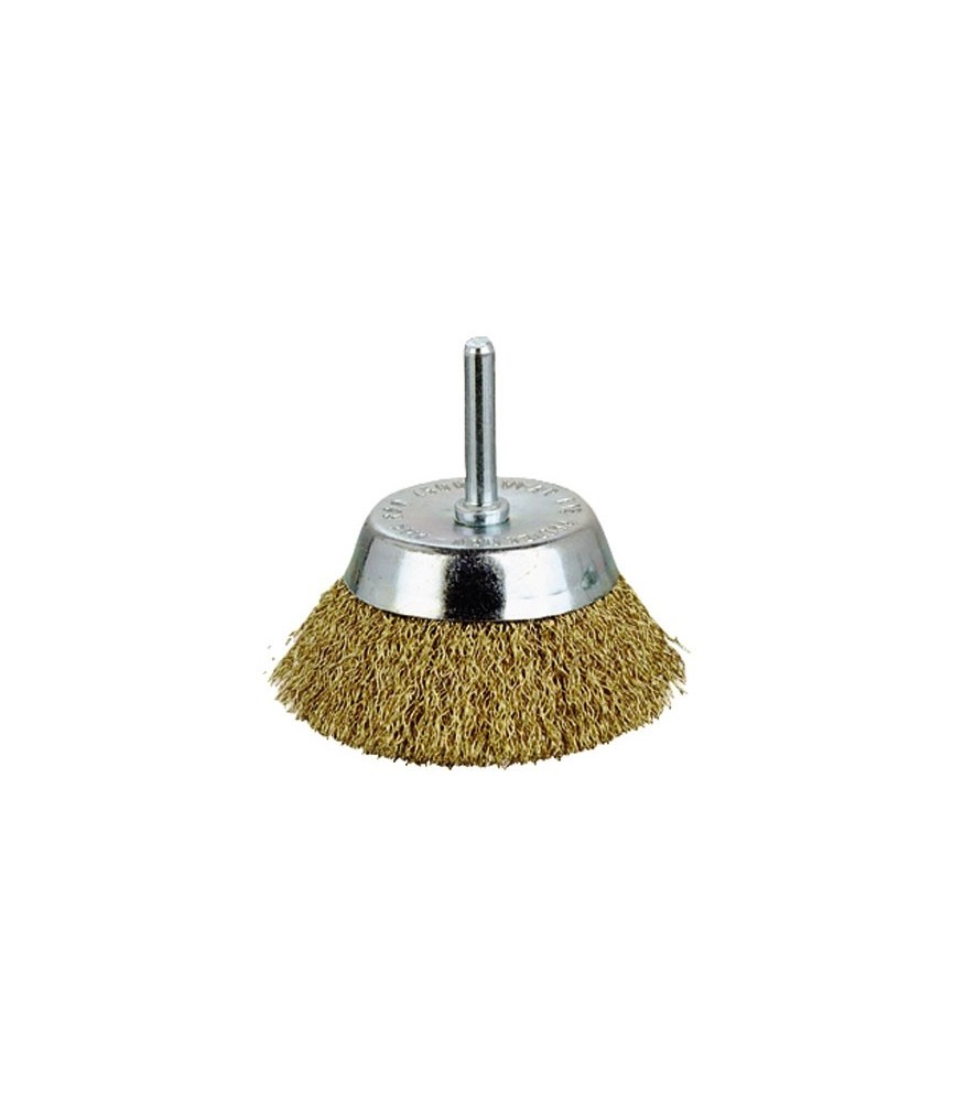 Brosse coupe acier ondulé sur tige -  50 mm - SCID