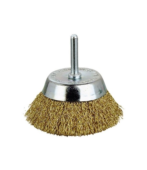 Brosse coupe acier ondulé sur tige -  50 mm - SCID