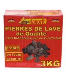 Pierre de lave - 3 Kgs - FAVORIT
