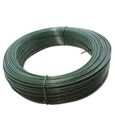 Fil de tension pour grillage - Acier galvanisé plastifié - Vert - 25 M x 2 mm - FILIAC