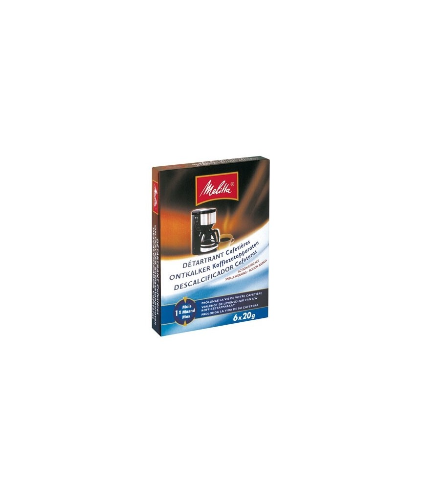 Détartrant pour cafetières - 6 x 25grs - MELITTA