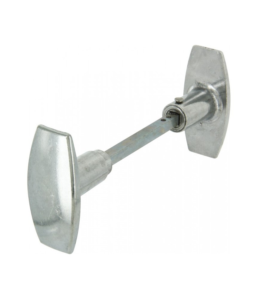 Bouton double en aluminium poli - 6 x 80 mm - DUBOIS Bouton double en aluminium poli - 6 x 80 mm - DUBOIS