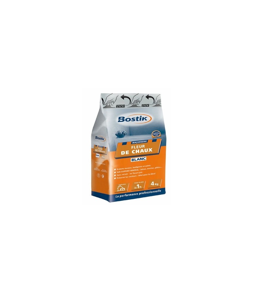 Fleur de chaux - 4 Kg - BOSTIK