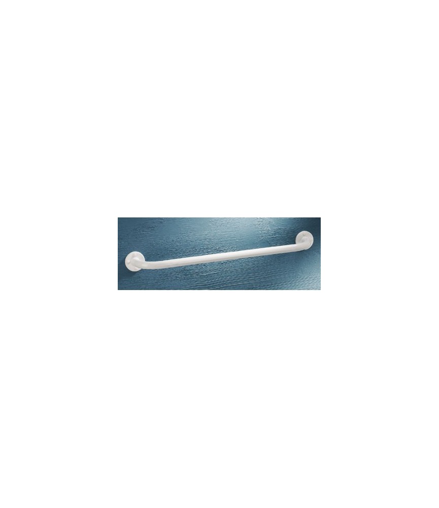 Barre fixe en acier finition epoxy balnc - 80 cm - GODONNIER