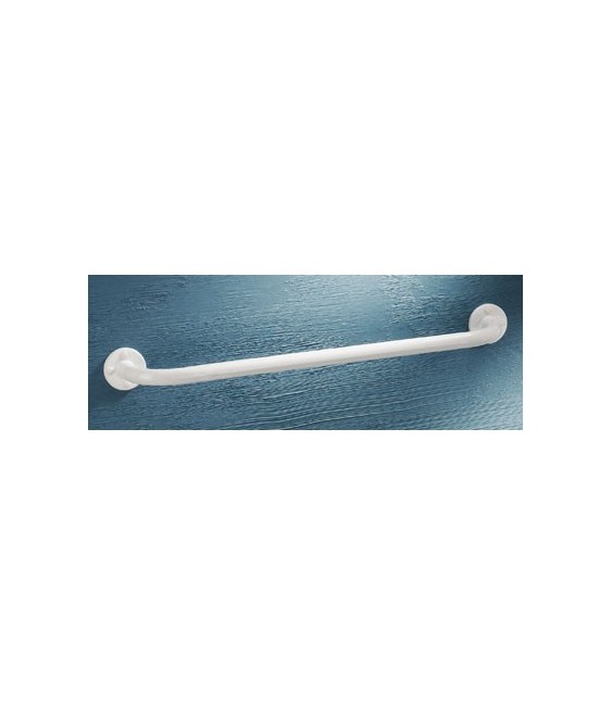 Barre fixe en acier finition epoxy balnc - 80 cm - GODONNIER