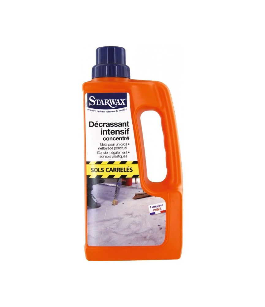 Décrassant intensif pour carrelages - Concentré - 1 L - STARWAX Décrassant intensif pour carrelages - Concentré - 1 L - STARWAX