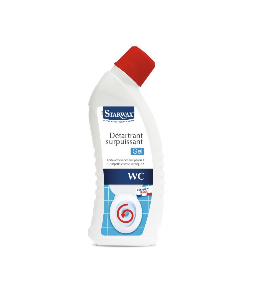 Détartrant surpuissant gel WC - 750 ml Détartrant surpuissant gel WC - 750 ml