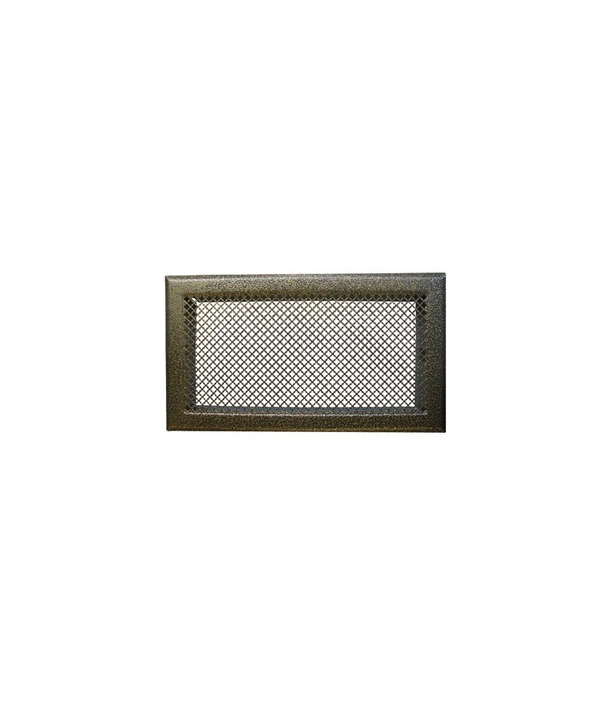 Grille d'aération cheminée - Bronze - 345 x 195 mm - DMO