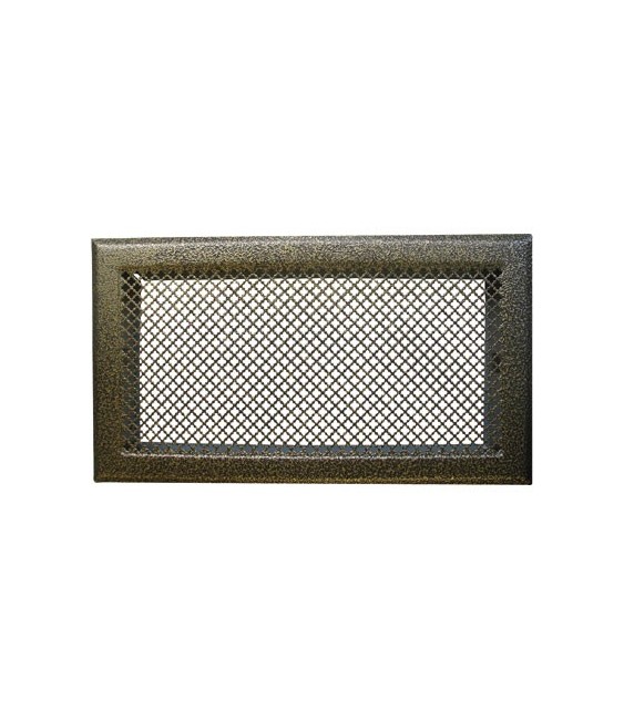 Grille d'aération cheminée - Bronze - 345 x 195 mm - DMO