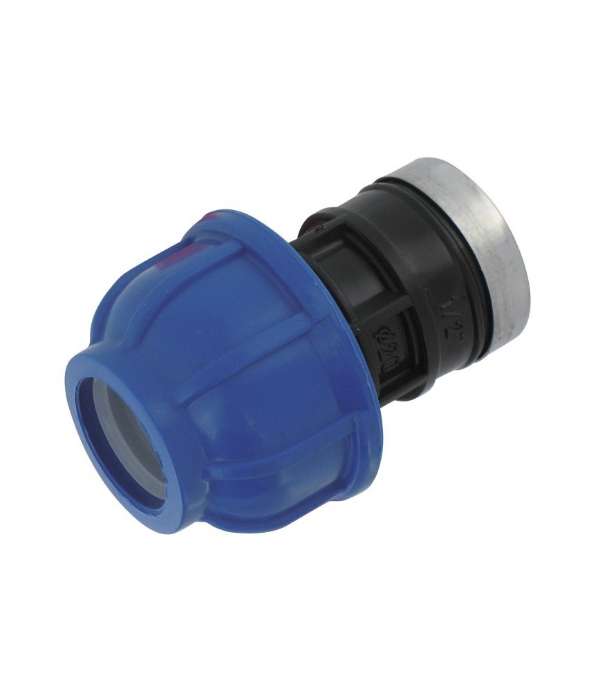 Raccord droit femelle - 20 mm - 15 x 21 mm - CAP VERT Raccord droit femelle - 20 mm - 15 x 21 mm - CAP VERT
