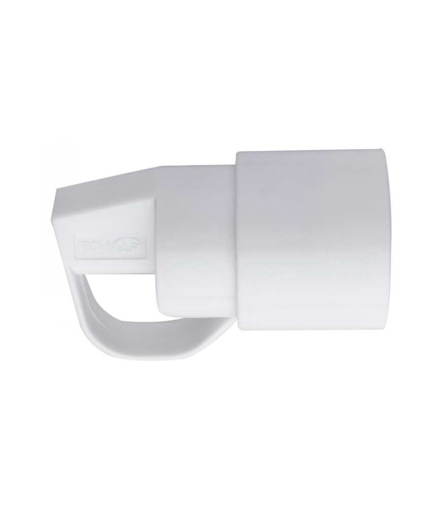 Fiche plastique 2P+T-10/16 A Dhome - Femelle - Blanc - Avec anneau Fiche plastique 2P+T-10/16 A Dhome - Femelle - Blanc - Avec anneau