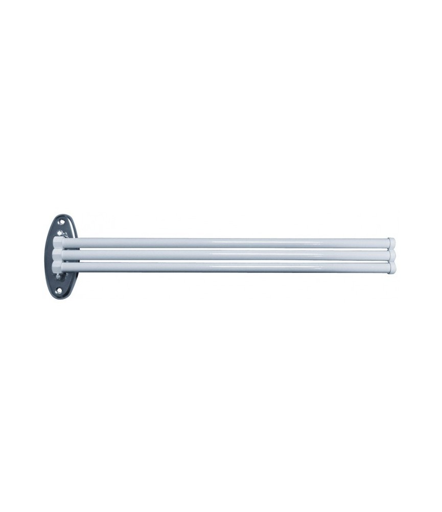 Porte serviette en acier époxy Blanc - GODONNIER Porte serviette en acier époxy Blanc - GODONNIER