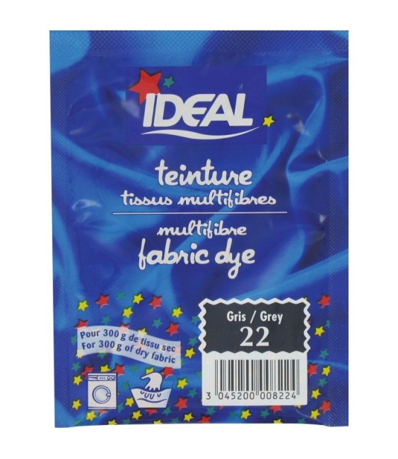 Teinture tissu - Main / Machine - Gris N° 22 - IDEAL