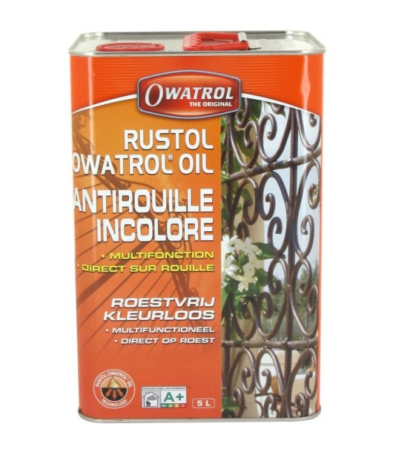 Antirouille multifonction / additif - Owatrol Rustol - 5 L
