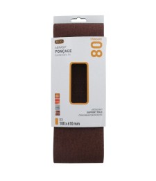 Bande pour ponçeuse - Grain 120 - 100 x 610 mm Lot de 3 pièces - SCID [Divers]