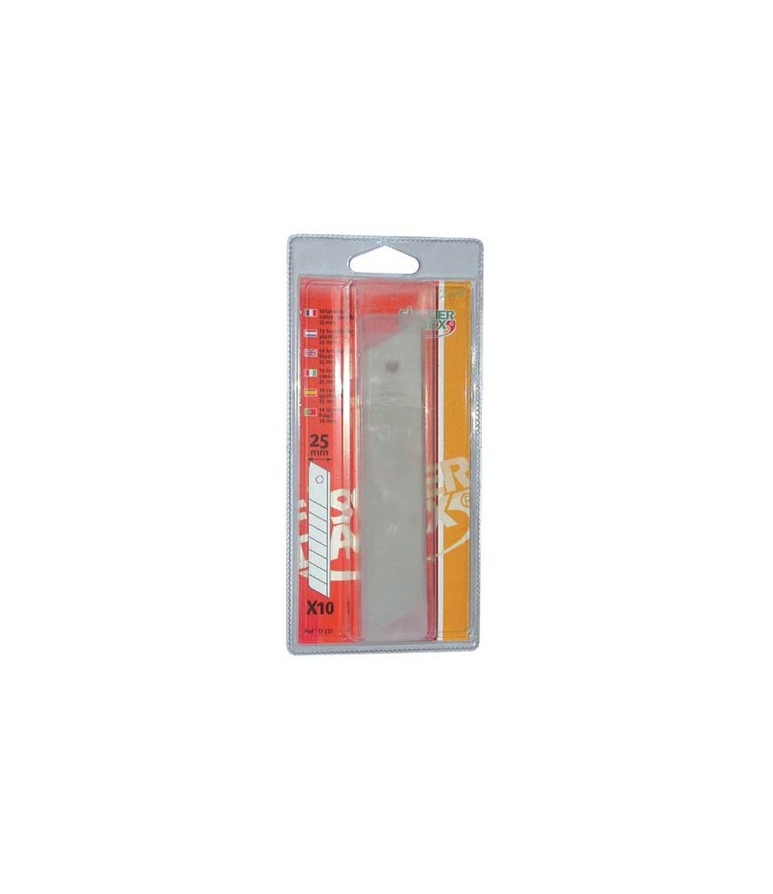 Lame de cutter - lot de 10 - 25 mm - FISCHER DAREX