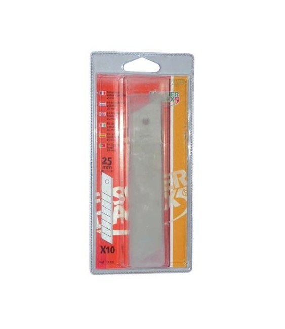 Lame de cutter - lot de 10 - 25 mm - FISCHER DAREX