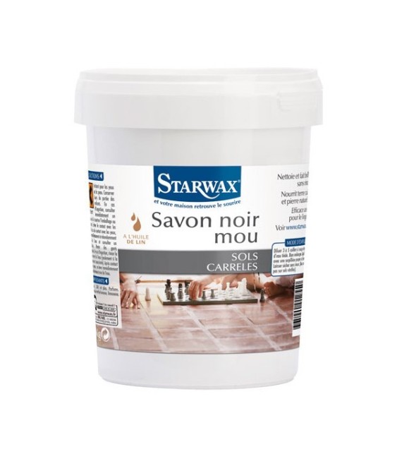 Savon noir mou - Sols carrelés - 1 Kg - STARWAX